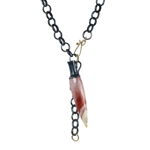 Mookaite Oinochoe Vessel Pendant with Recycled 14k Gold