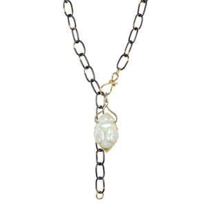 Sweet Devotion - Mother of Pearl Bee Charm in Recycled 14k Gold