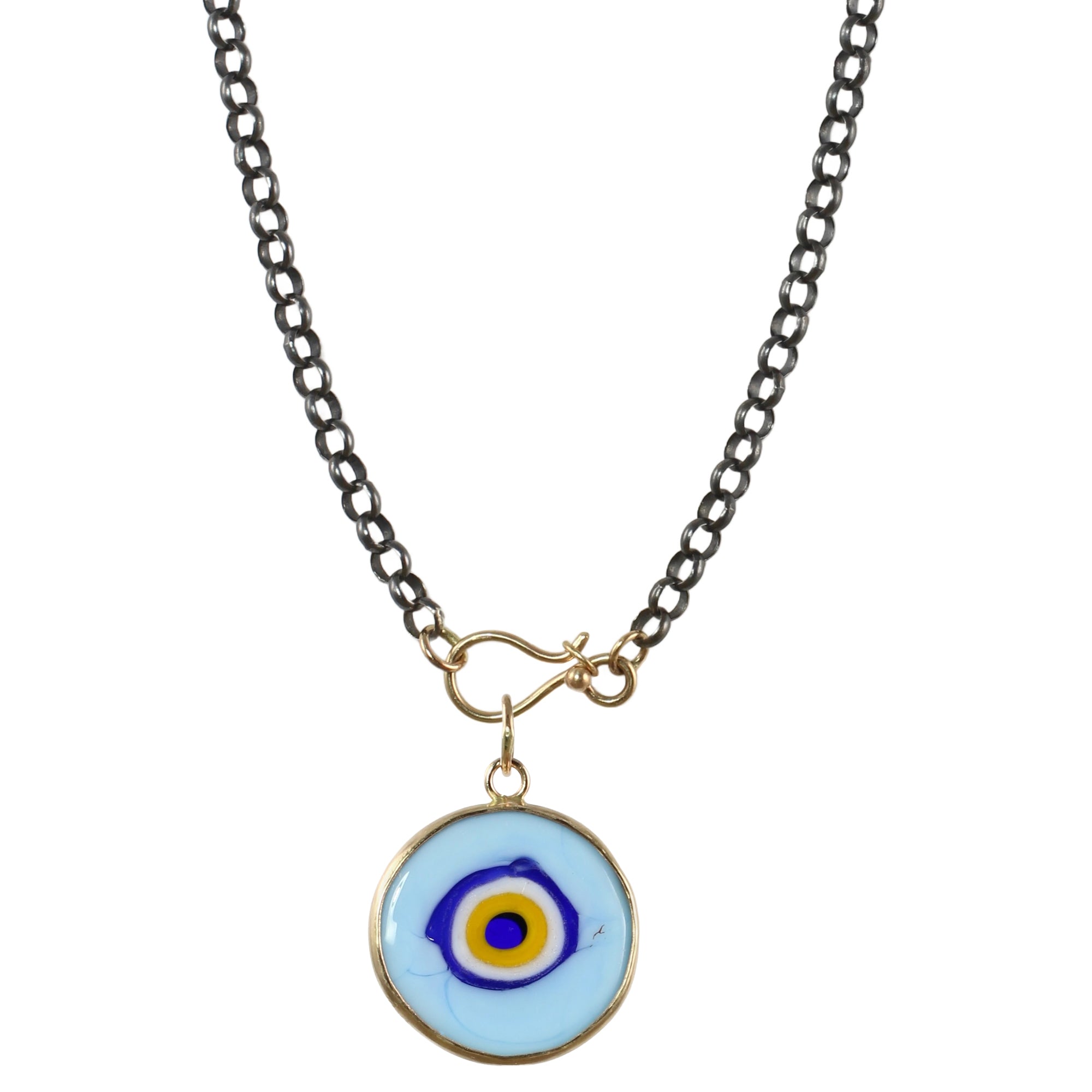 Charm Holding Boyfriend Necklace with 14k - Made to Order