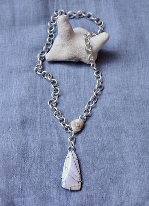Mookaite & Shell Necklace