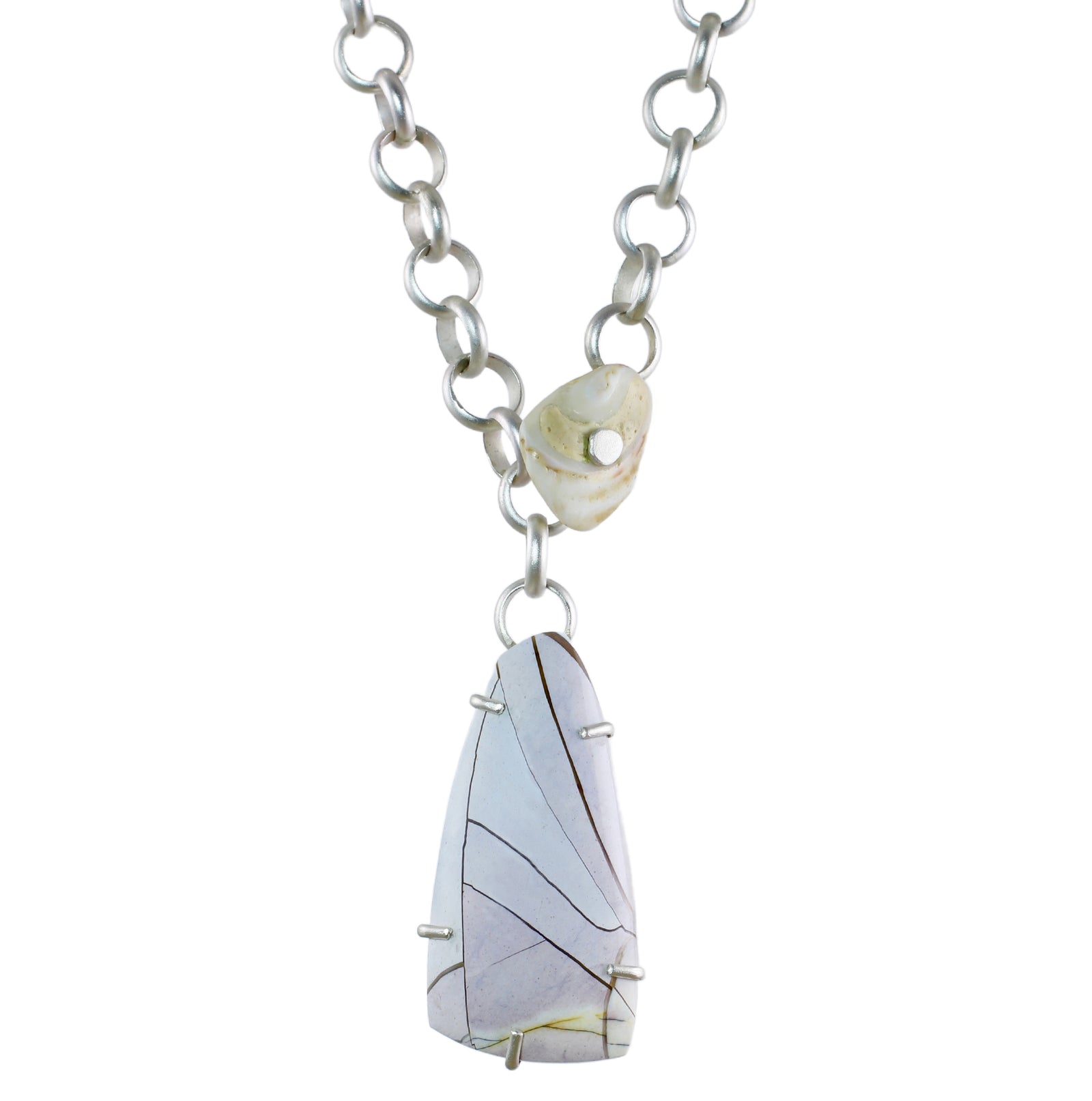 Mookaite & Shell Necklace