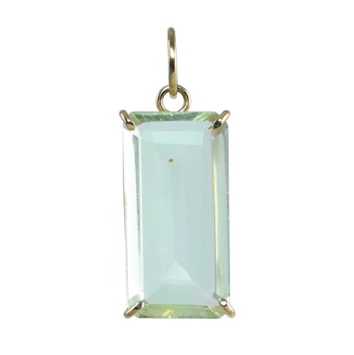 Aquamarine Renewal Talisman Pendant in 14k Gold
