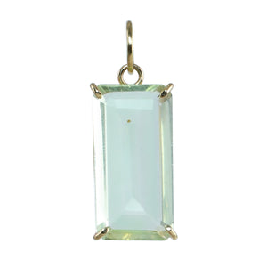 Aquamarine Renewal Talisman Pendant in 14k Gold