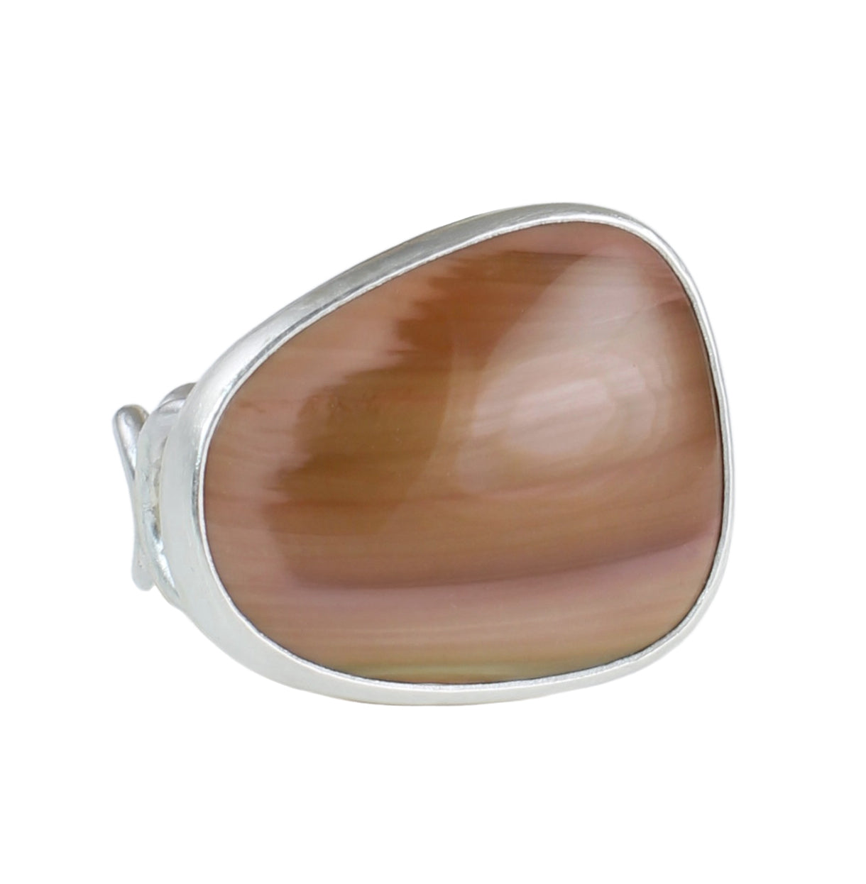 Imperial Jasper Ring with Organic Band