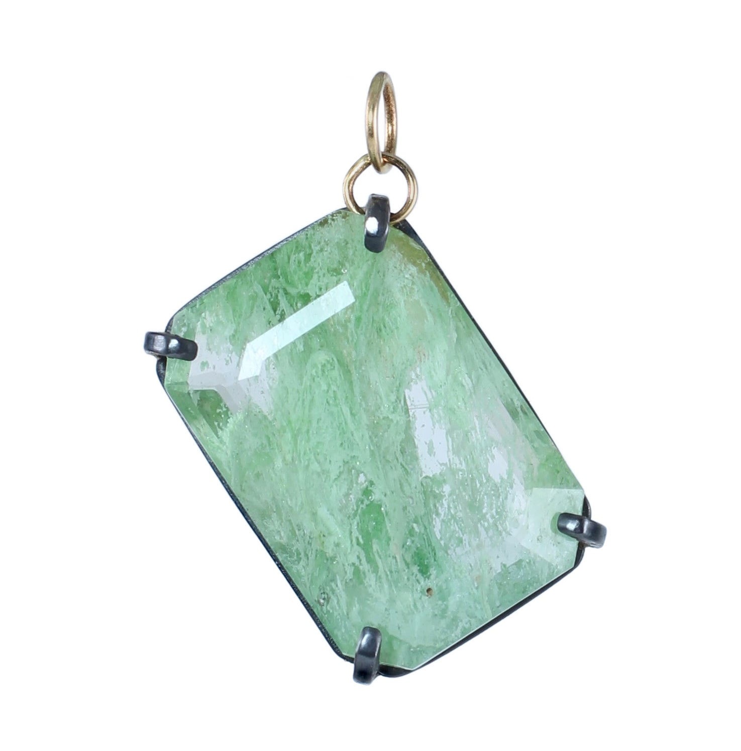 Broken But Still Beautiful Pendant with 14k Gold