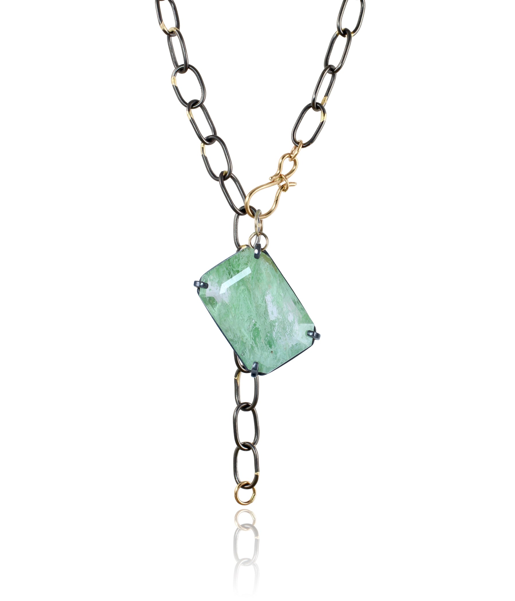 Broken But Still Beautiful Pendant with 14k Gold