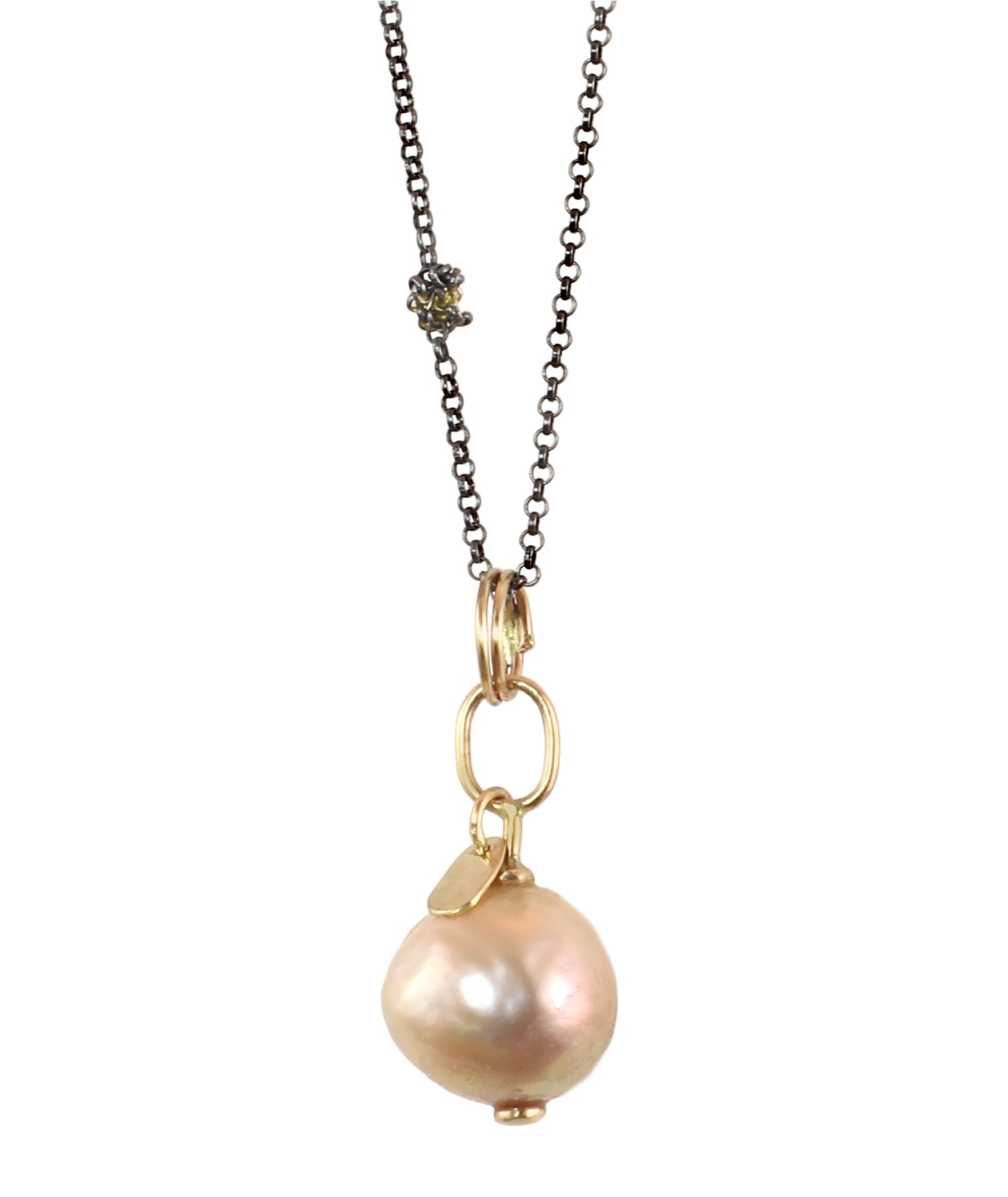 Tangled Pearl Necklace in 14k - Made to Order