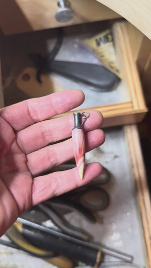 Mookaite Oinochoe Vessel Pendant with Recycled 14k Gold