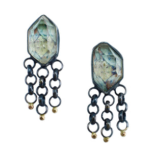 Seraphim Fringe Game Earrings with 14k Gold