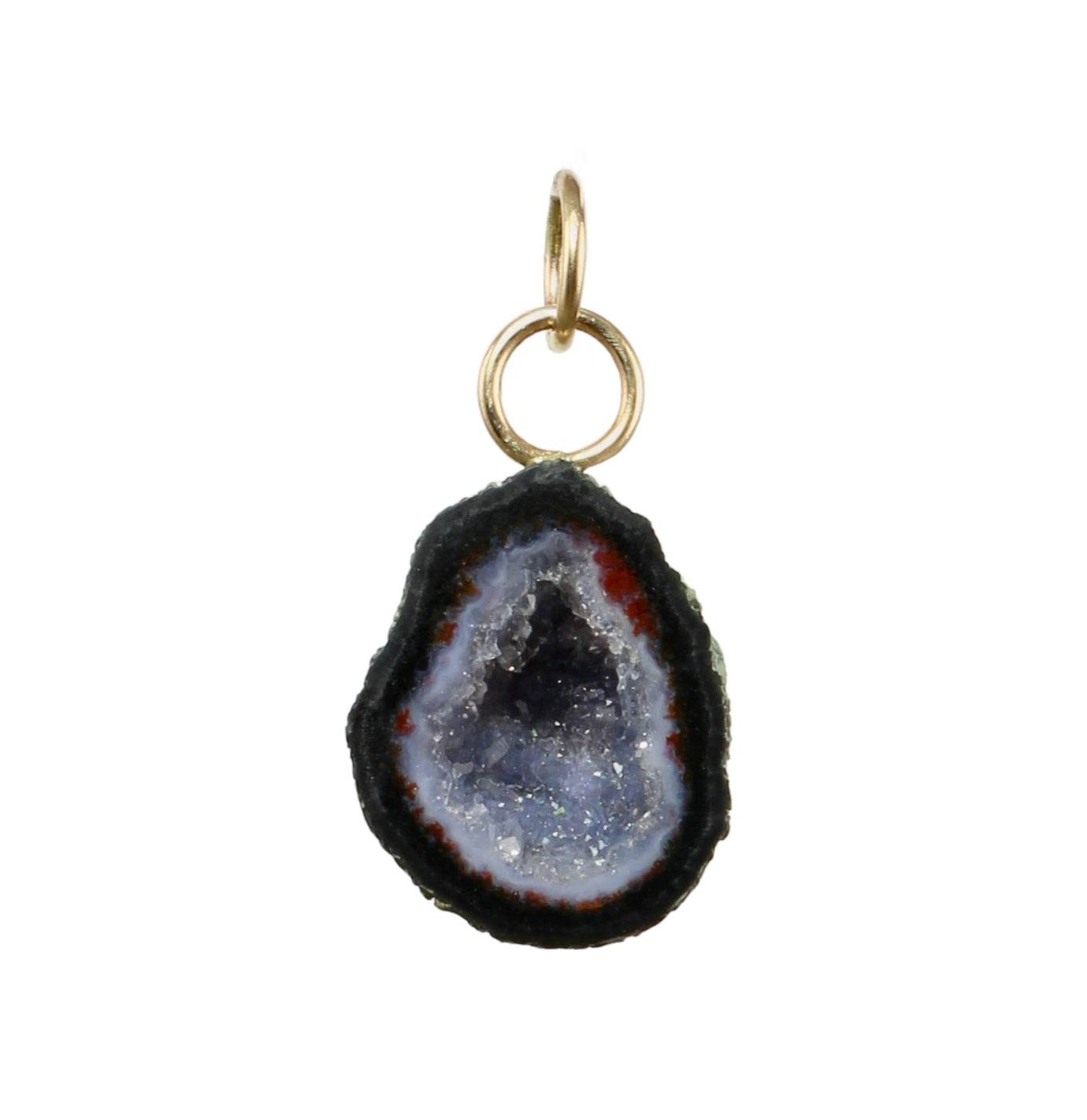 Small Tabasco Geode with 14k Gold